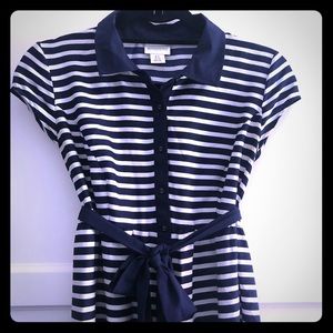 Motherhood Maternity Striped Dress Size S